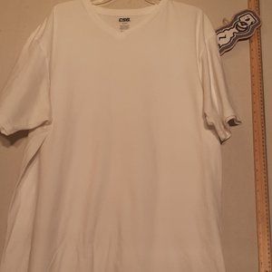 🎈 CGW Men's White Short Sleeve Tee Shirt, 3XL
